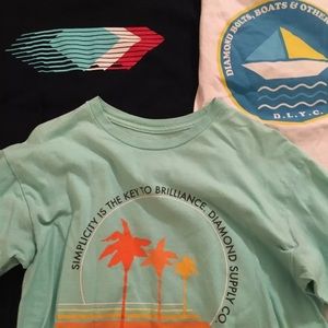 Three Shirts Diamond Supply Co t-shirt size medium